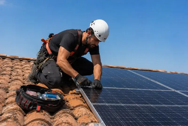 Maintenance et monitoring de panneaux solaires à Tulette